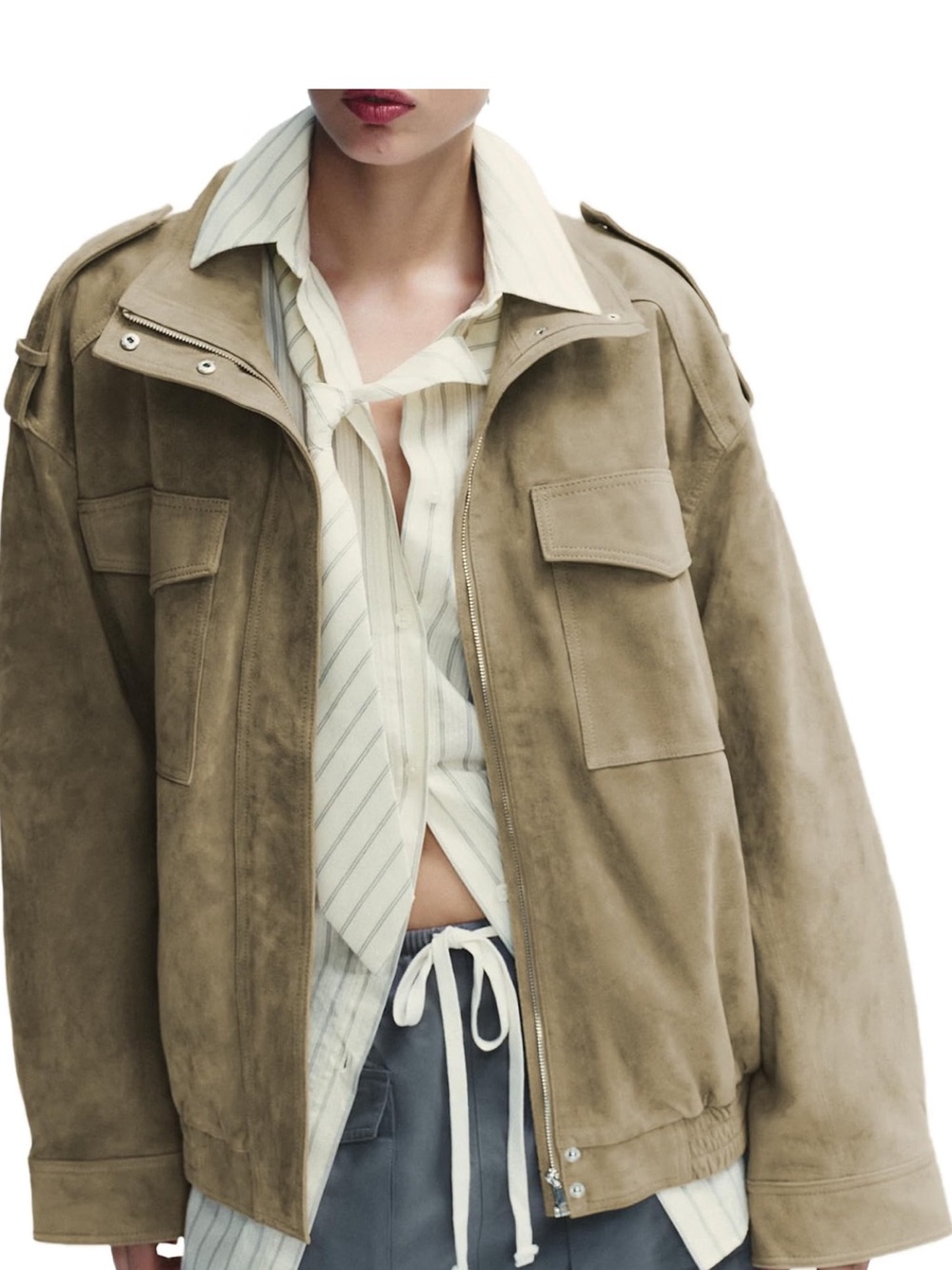 NWT Faux Suede Jacket Small